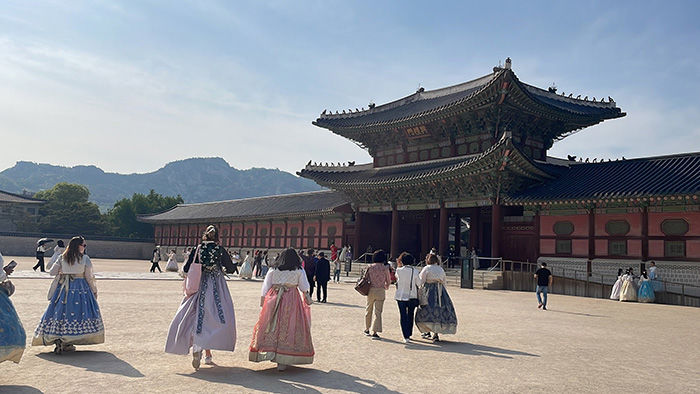 Palace in Seoul South Korea